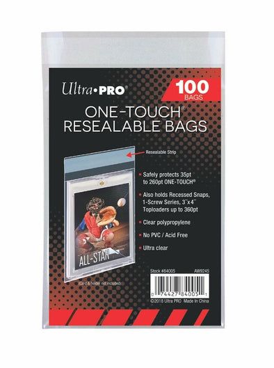 One-Touch Resealable Bags